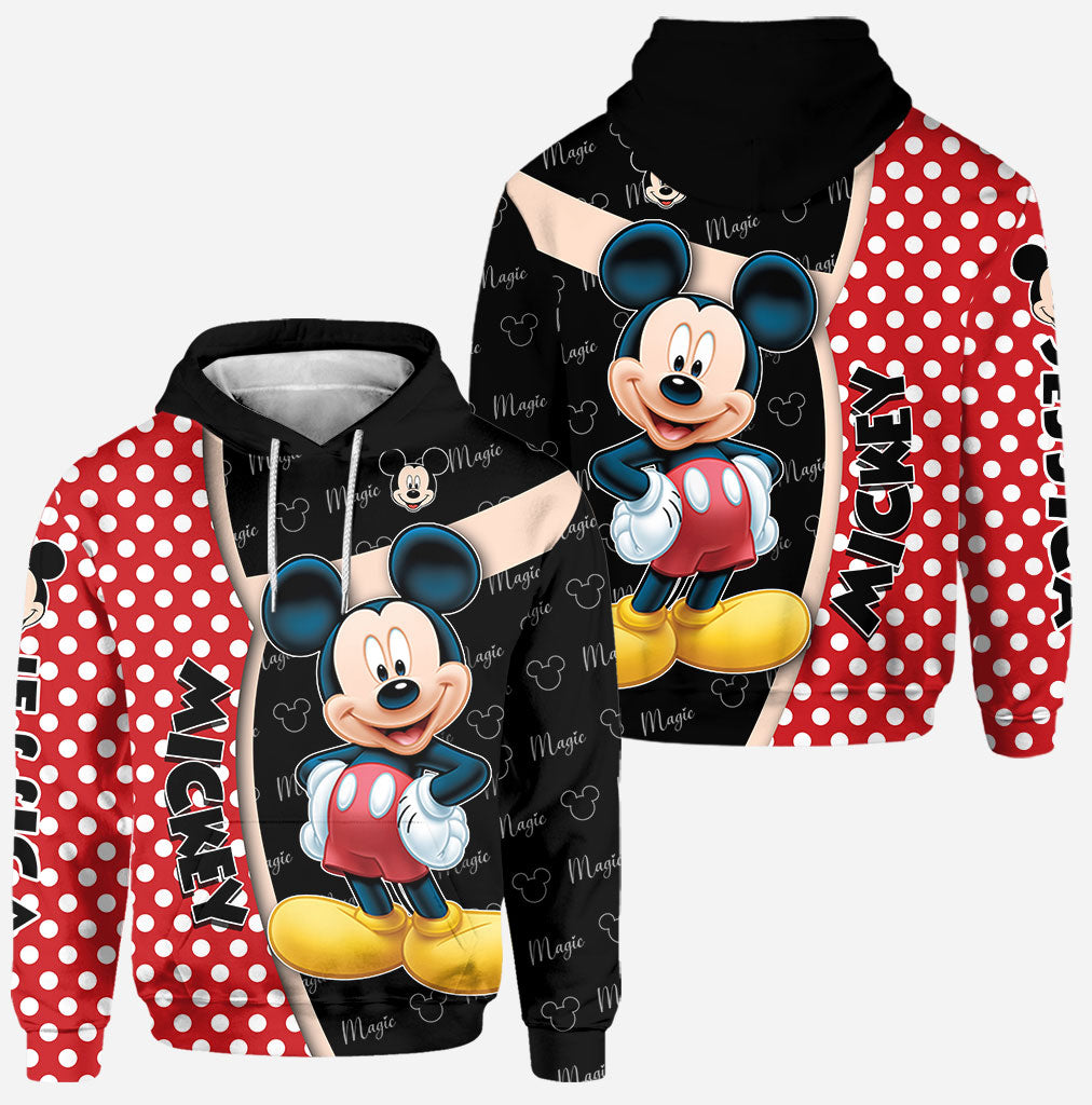 Merry Christmas - Personalized Mouse Hoodie and Leggings