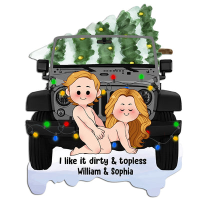 I Like It Dirty - Personalized Car Decal Die Cut