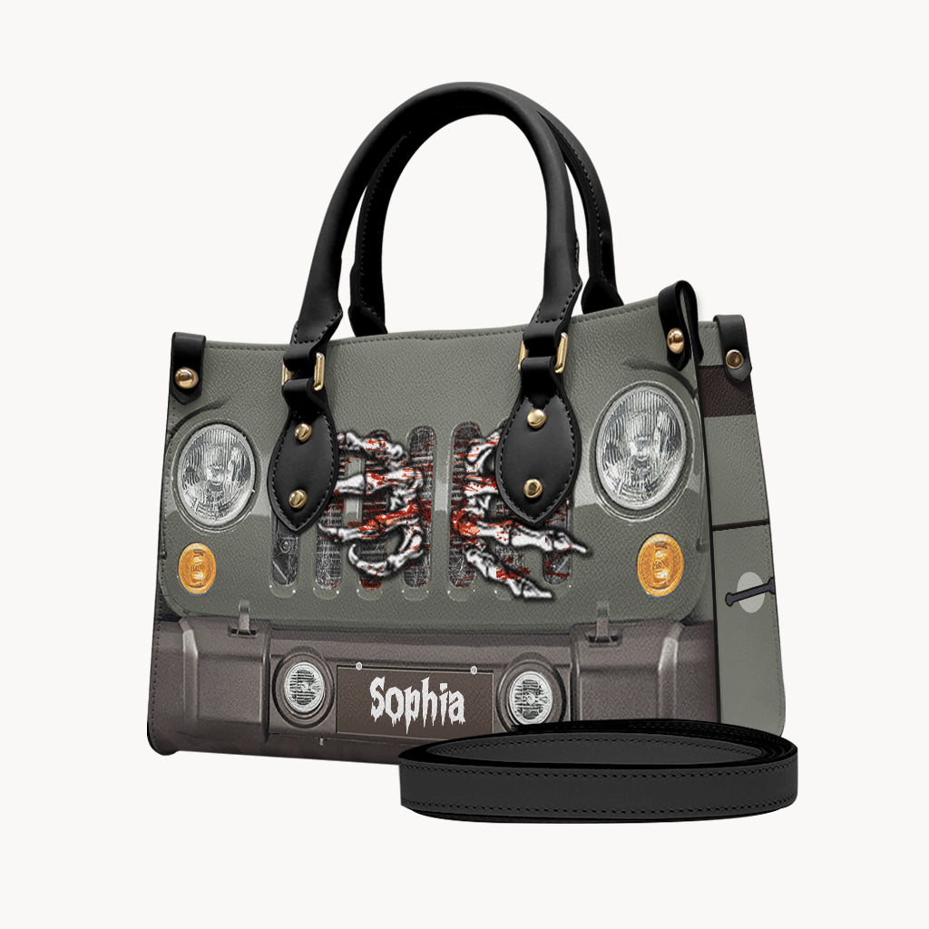 Spooky Car - Personalized Car Leather Handbag