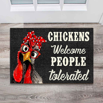 Chickens Welcome Doormat