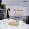 She Believed She Could So She Did - Personalized Graduation Transparent Acrylic Plaque