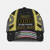 Best Dad In The Galaxy Cap With Printed Vent Holes - Personalized Father&#39;s Day Classic Cap