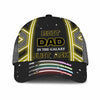 Best Dad In The Galaxy Cap With Printed Vent Holes - Personalized Father&#39;s Day Classic Cap