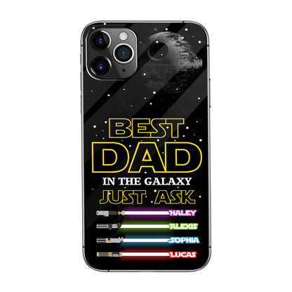 Best Dad In The Galaxy - Personalized Father's Day Phone Case