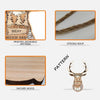 Best Bucking&#39; Dad Ever - Personalized Father&#39;s Day Hunting Wood Sign