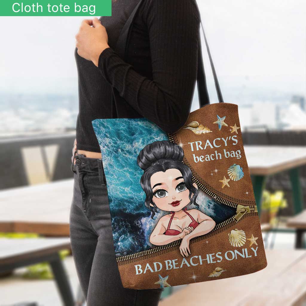 Summer Beach Bag - Personalized Sea Lover Tote Bag