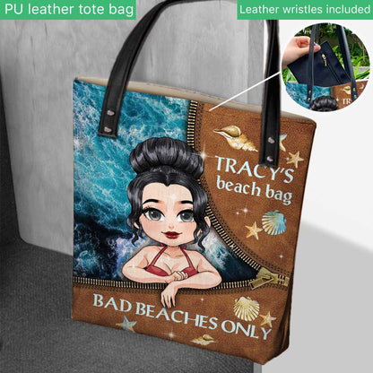 Summer Beach Bag - Personalized Sea Lover Tote Bag