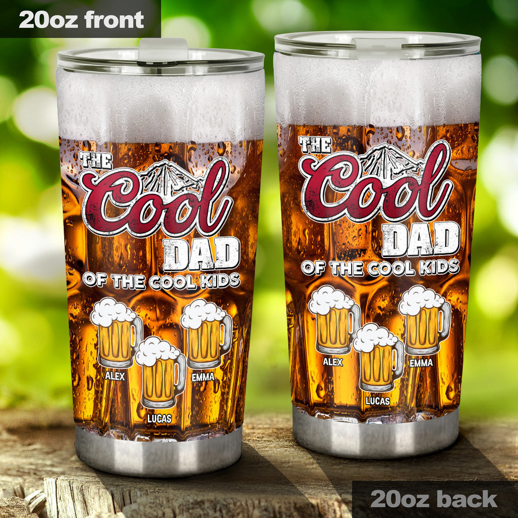 The Cool Dad - Personalized Father Tumbler