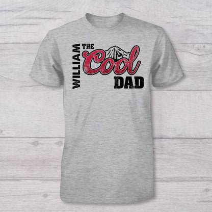 The Cool Dad - Personalized Father T-shirt And Baby Onesie