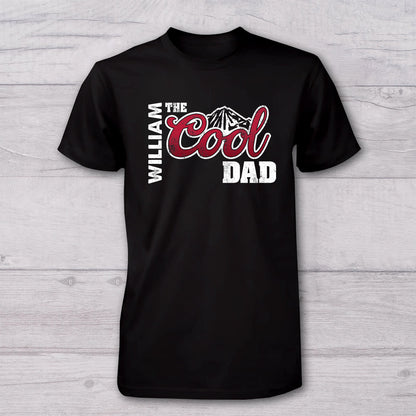 The Cool Dad - Personalized Father T-shirt And Baby Onesie