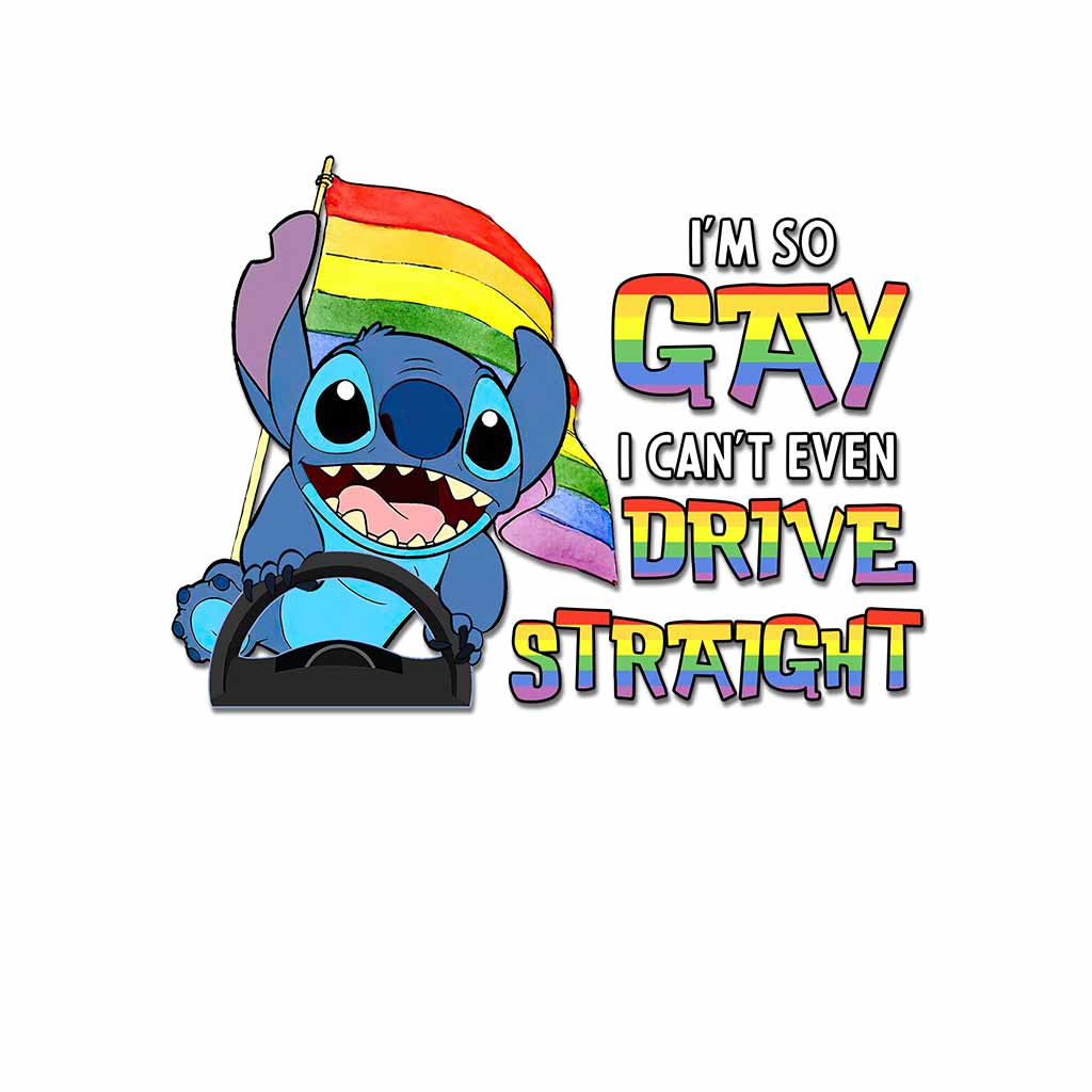 I'm So Gay I Can't Even Drive Straight - LGBT Support Decal Full