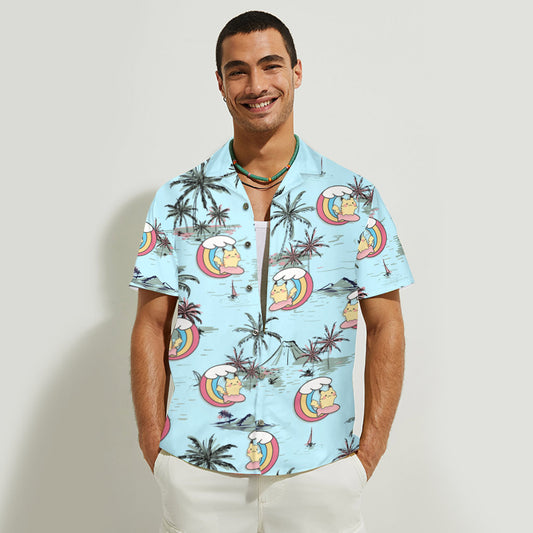 Summer Vibes - Personalized Monster Trainer Hawaiian Shirt