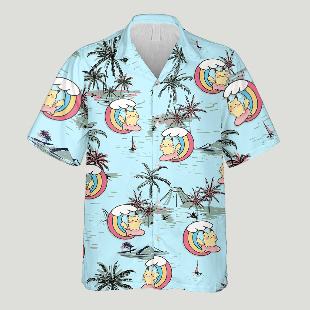 Summer Vibes - Personalized Monster Trainer Hawaiian Shirt