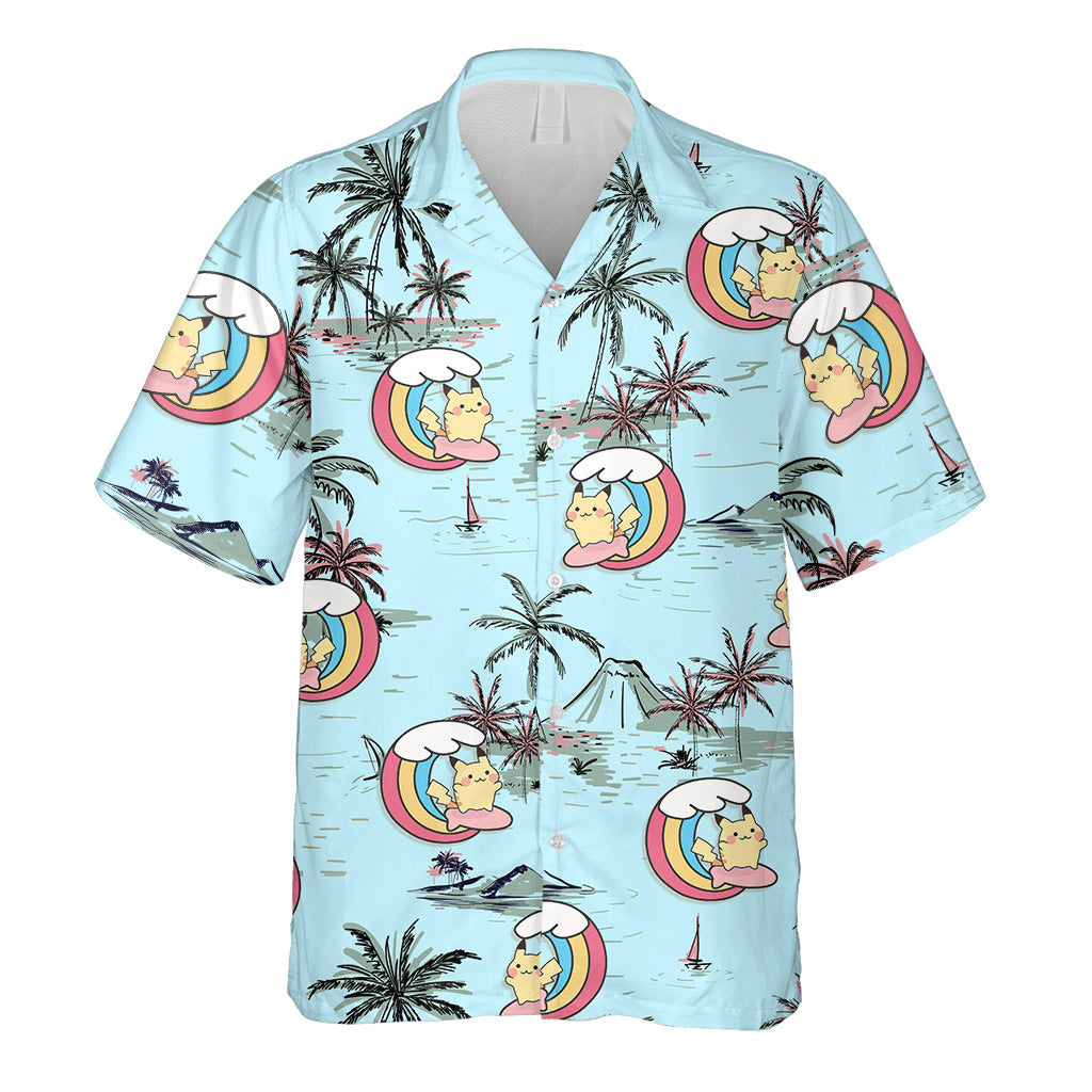 Summer Vibes - Personalized Monster Trainer Hawaiian Shirt