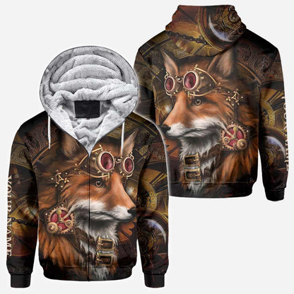 Gear Fox - Personalized Steampunk All Over T-shirt and All Over T-shirt and Hoodie