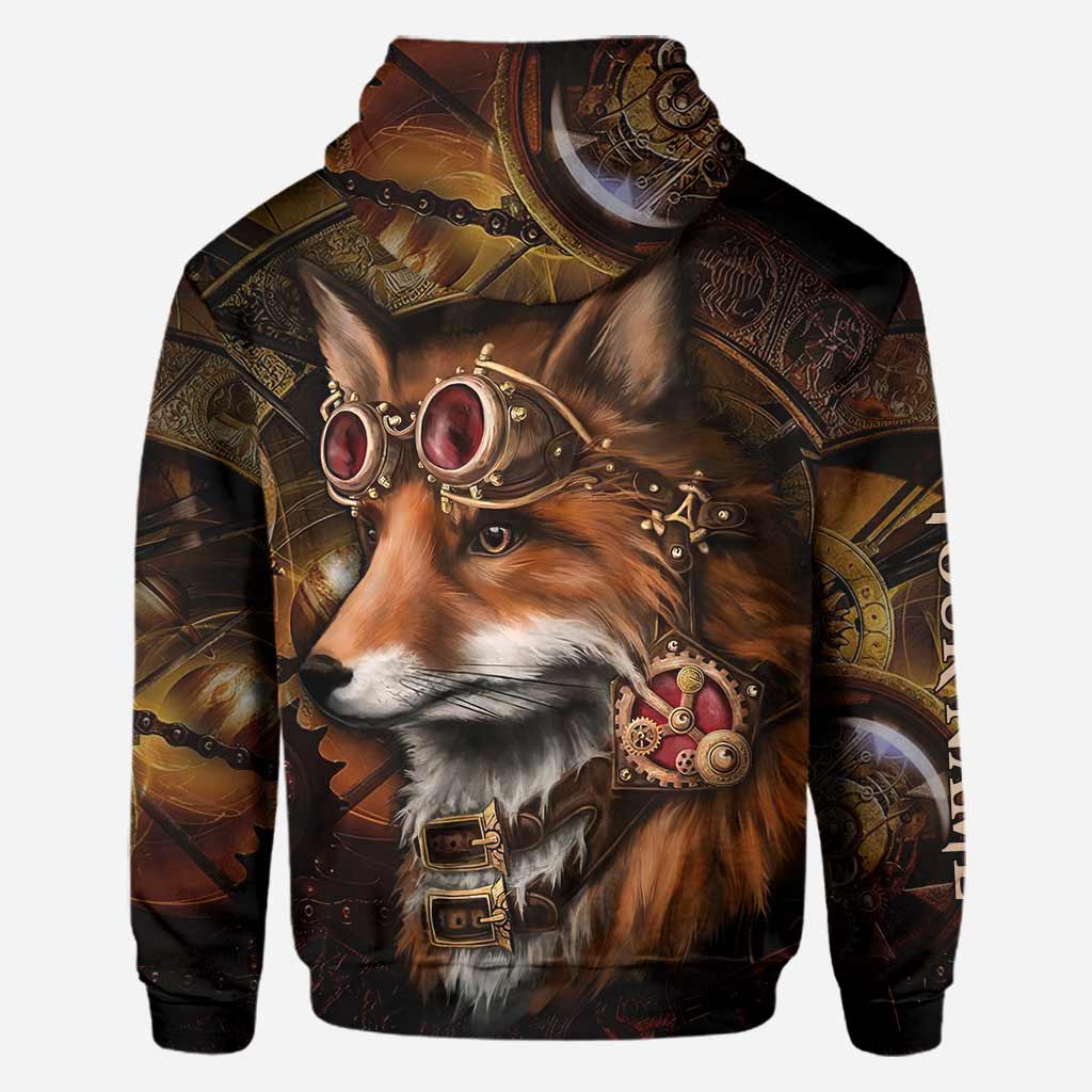 Gear Fox - Personalized Steampunk All Over T-shirt and All Over T-shirt and Hoodie