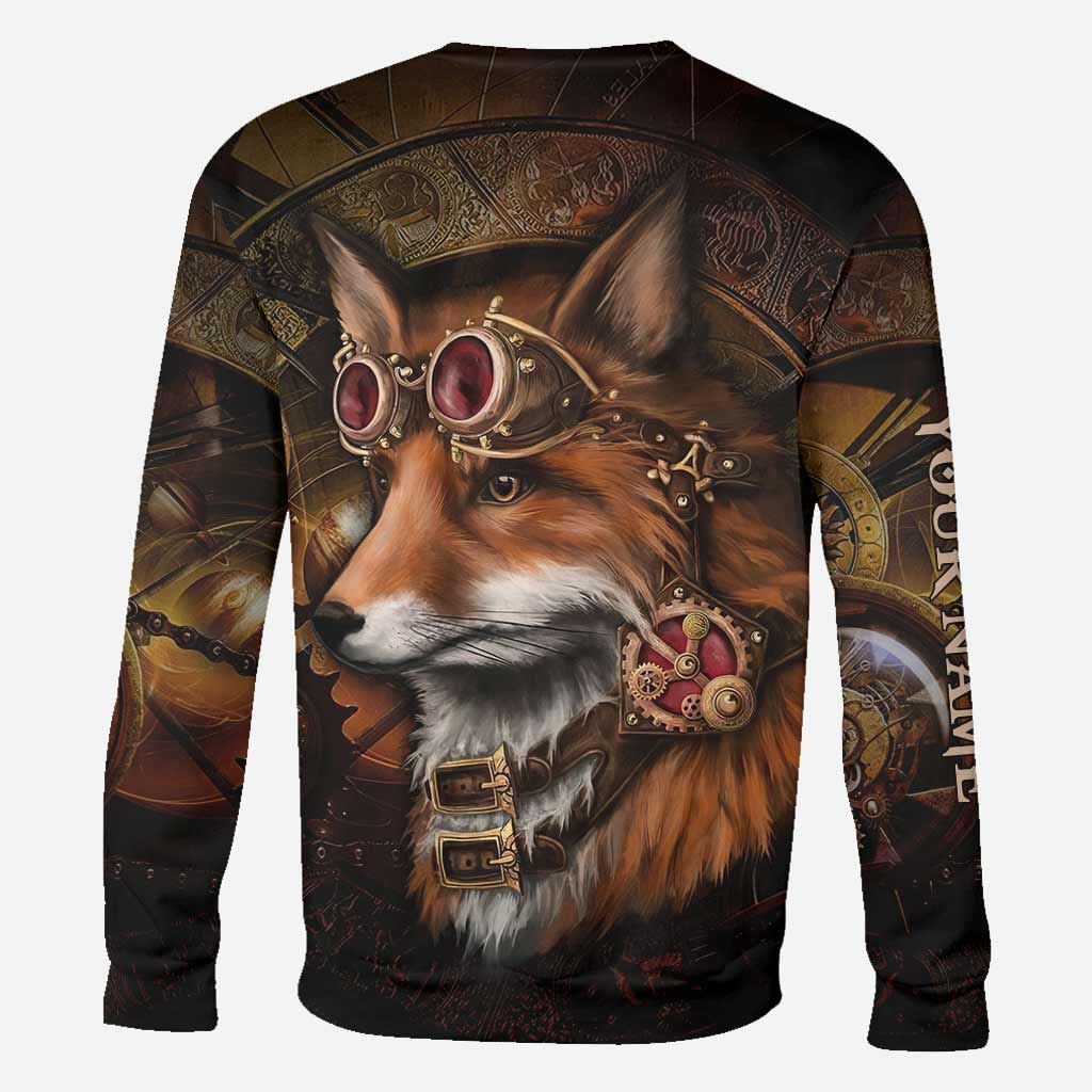 Gear Fox - Personalized Steampunk All Over T-shirt and All Over T-shirt and Hoodie