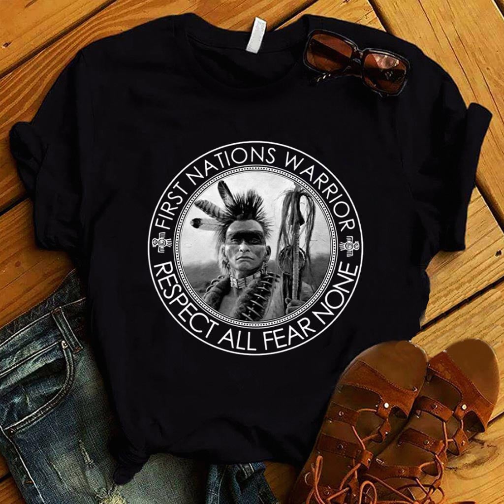 First Nation Warrior - American Indian T-shirt and Hoodie 1121