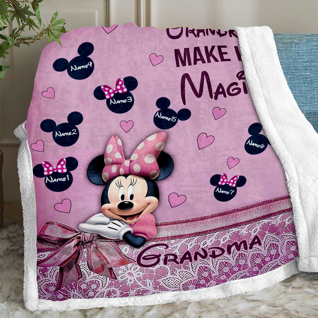 Grandkids Make Life - Personalized Grandma Blanket