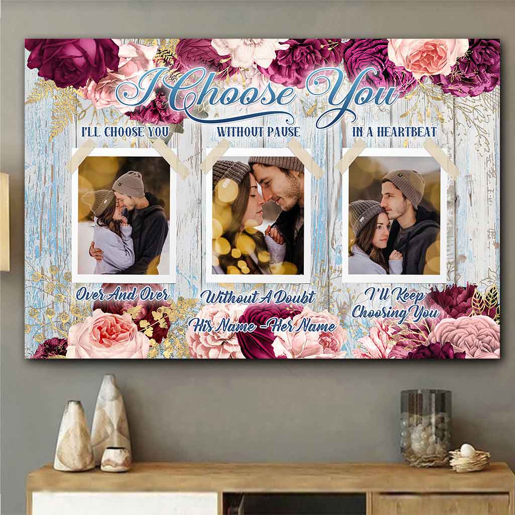 I Choose You - Personalized Couple Poster