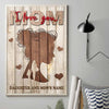 Mom I Love You - Personalized Mother&#39;s Day Poster