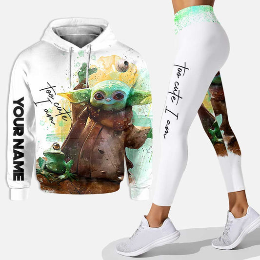 Too Cute I Am - Personalized Hoodie and Leggings