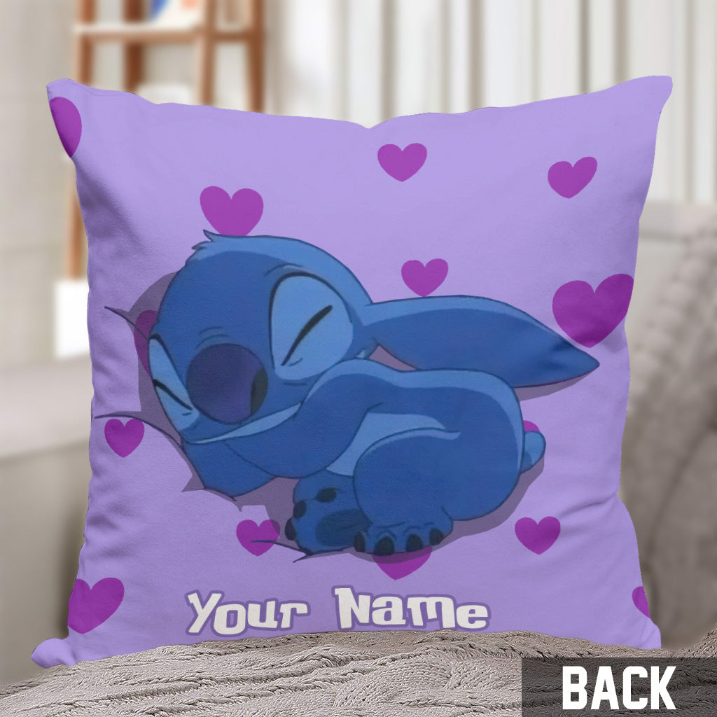 Sleep Tight - Personalized Ohana Throw Pillow