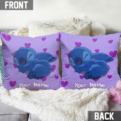 Sleep Tight - Personalized Ohana Throw Pillow