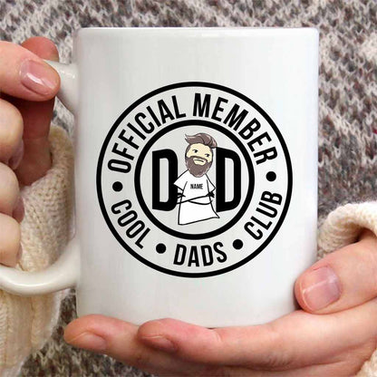 Official Member Cool Dads Club - Personalized Father's Day Mug