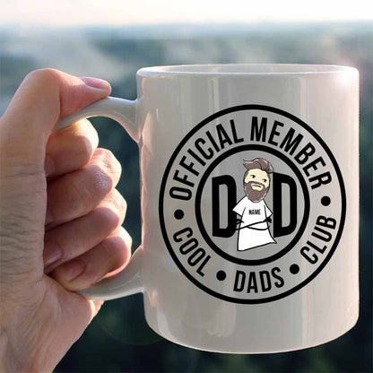 Official Member Cool Dads Club - Personalized Father's Day Mug