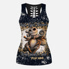 Rock Paper Scissors Nightmare - Personalized Nightmare Hollow Tank Top And Leggings