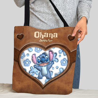 Ohana Summer Vibes - Personalized Ohana Tote Bag