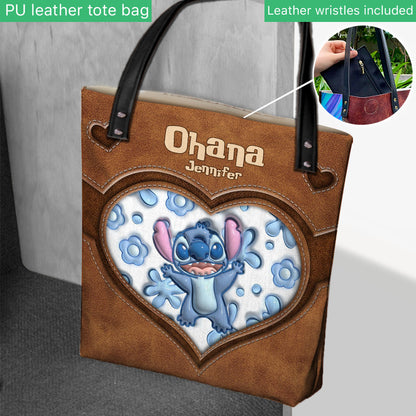 Ohana Summer Vibes - Personalized Ohana Tote Bag