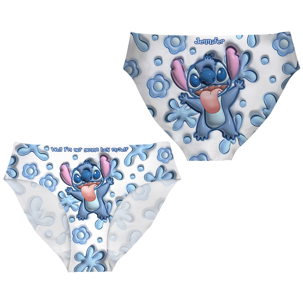 Not Gonna Lick Myself - Personalized Ohana Women's Briefs