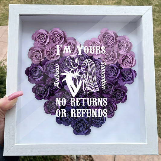 I’m Yours - Personalized Nightmare Flower Shadow Box