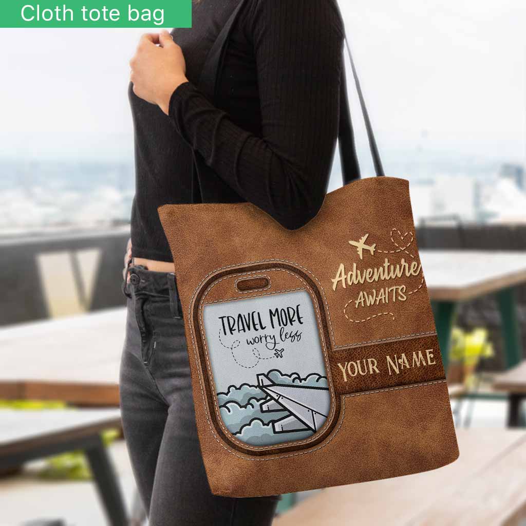 Beautiful View Adventure Awaits - Personalized Travelling Tote Bag