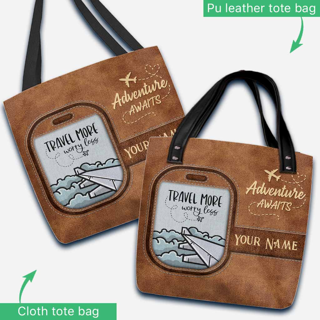 Beautiful View Adventure Awaits - Personalized Travelling Tote Bag