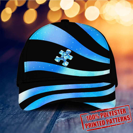 Autism Awareness Cap With Printed Vent Holes