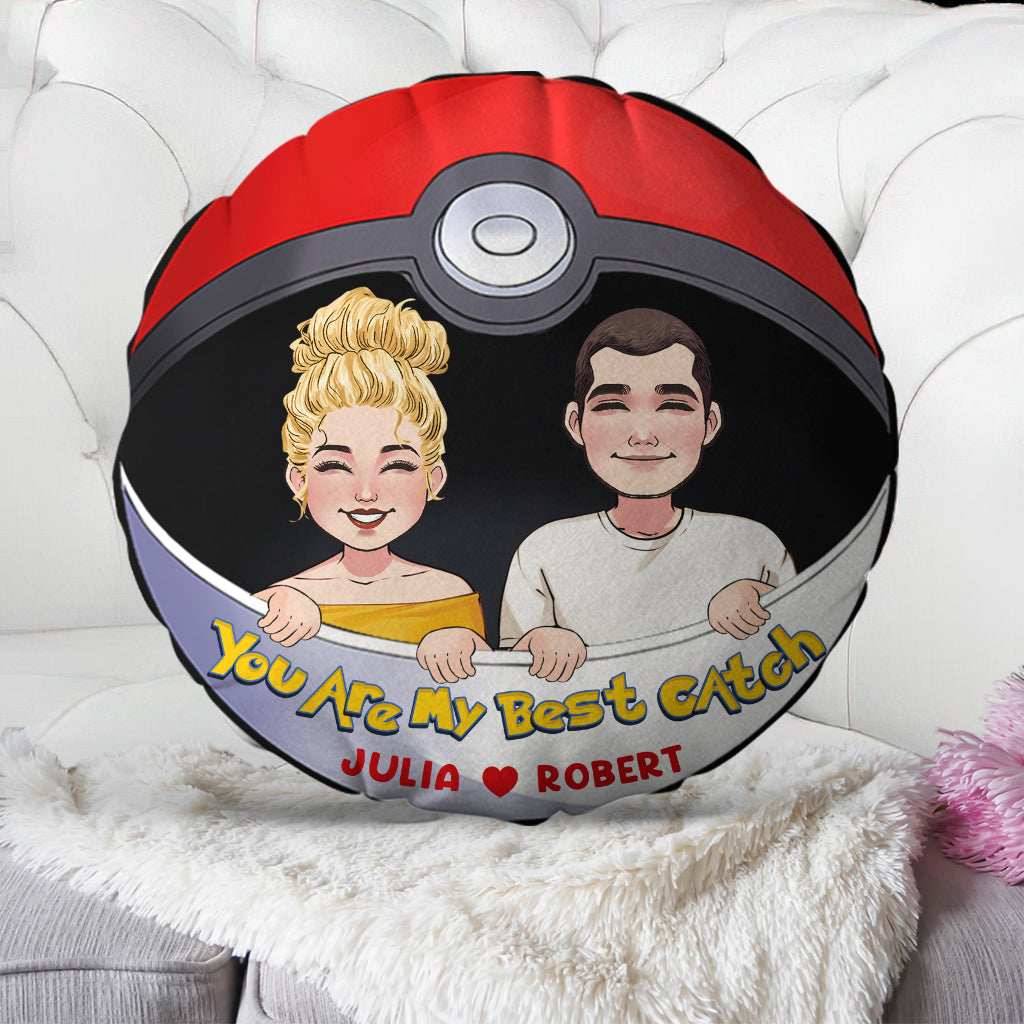 My Best Catch - Personalized Monster Trainer Shaped Pillow