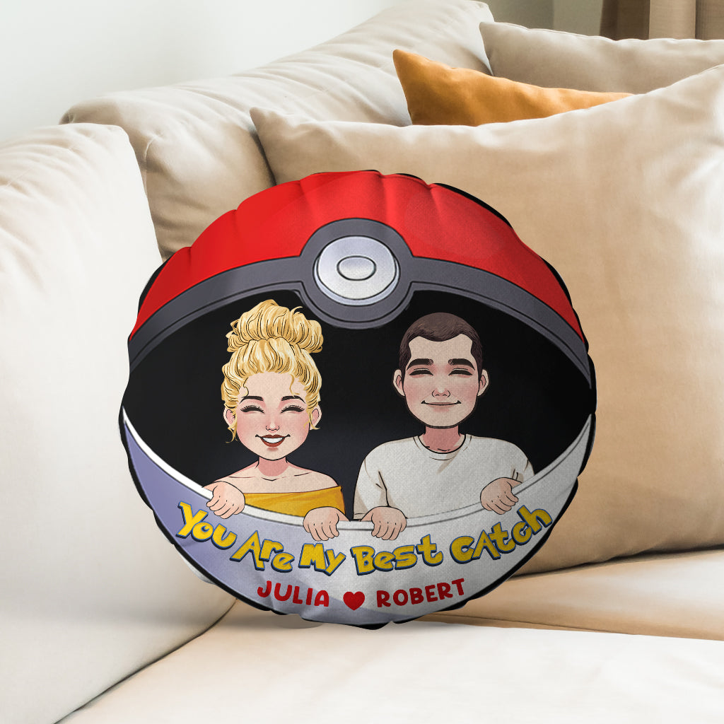 My Best Catch - Personalized Monster Trainer Shaped Pillow