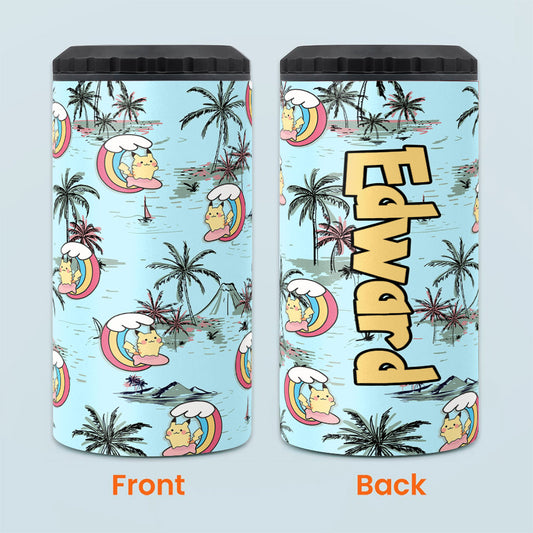 Summer Vibes - Personalized Monster Trainer Can Cooler