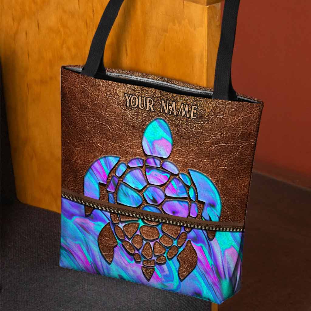 Turtle Personalized Tote Bag