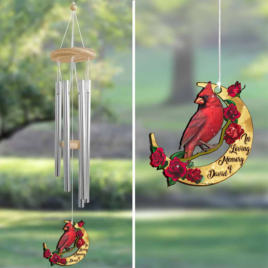 Hear The Wind And Think Of Me - Personalized Memorial Wind Chime