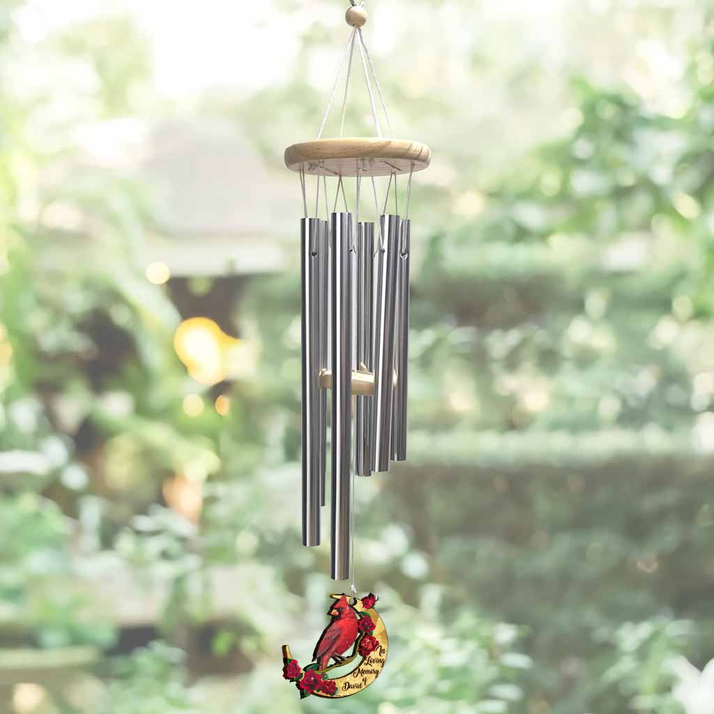 Hear The Wind And Think Of Me - Personalized Memorial Wind Chime