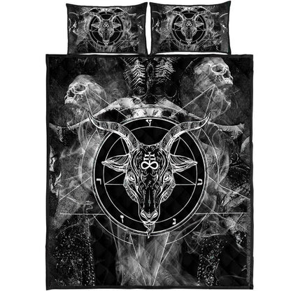 Satan Quilt Bed Set