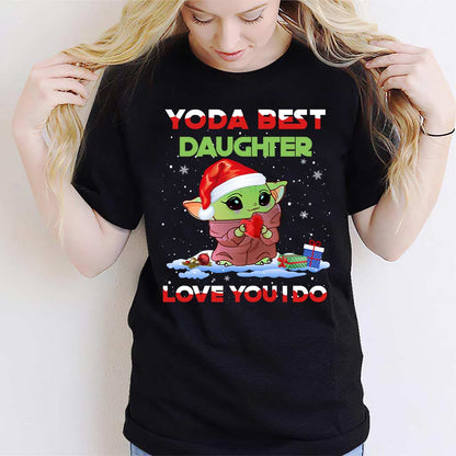 Love You I Do - Personalized Christmas The Force T-shirt and Hoodie