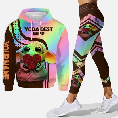 Yoda Best Wife - Personalized Hoodie and Leggings