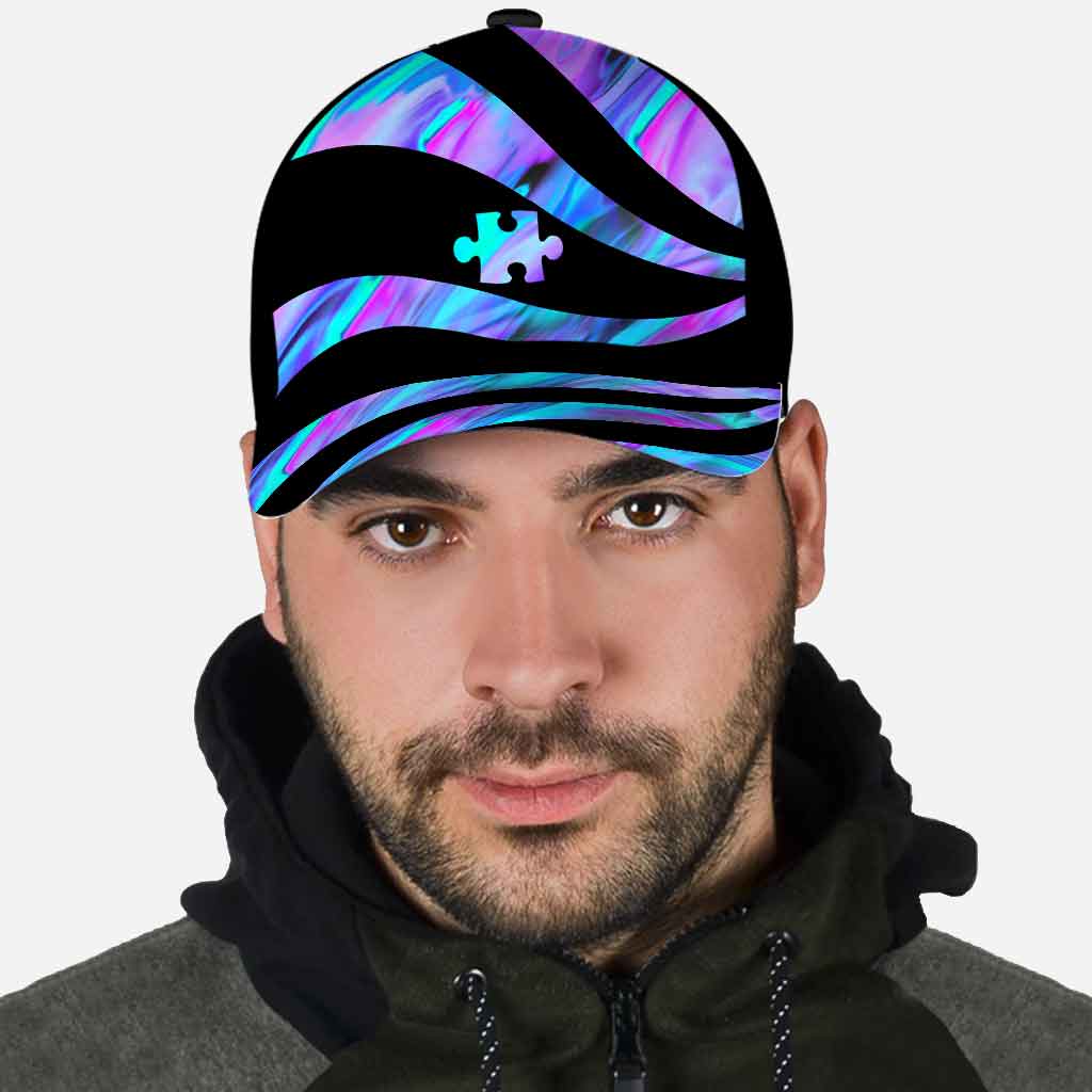 Autism Awareness Cap With Print Vent Holes