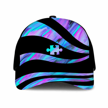 Autism Awareness Cap With Print Vent Holes