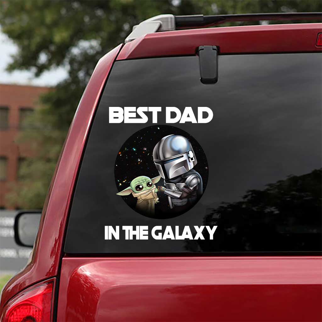 Best Dad In The Galaxy - Personalized Father's Day The Force Decal Full